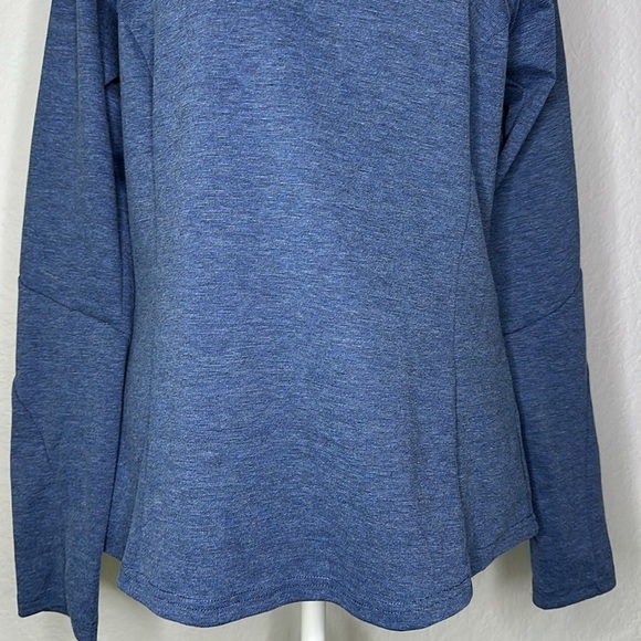 Prana Women’s Funnel Neck Pullover Blue Medium - Picture 4 of 10